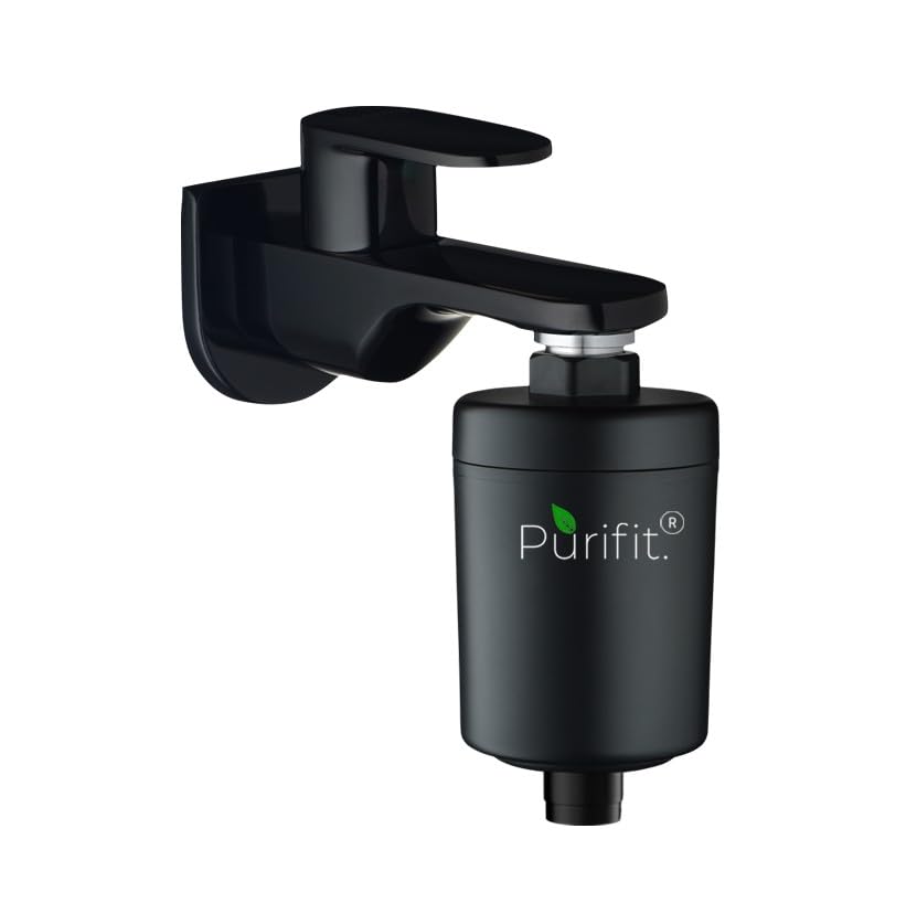 Product image of Purifit Atom Shower and Tap Filter for Hard Water | Hard Water Filter | Reduce Hair Fall | Water Softener