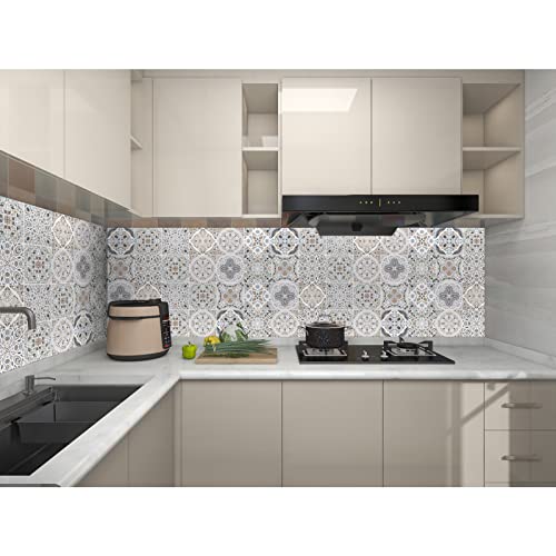 Peel And Stick Tile Stickers Diy For Home Decor- (Pack Of 25) 4X4 Inch Easy To Peel And Stick Wall Tile Decals - Matte Finish Laminated For Kitchen Backsplash Wall Stairs Furniture Staircase #TOP3