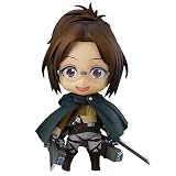 OSRDFV Mikasa Ackerman Q Version - Figura de acción – 10 cm cara intercambiable modelo de anime PVC modelo muñeca decoración estatua regalo de cumpleaños para fan (Cuerpo de reconocimiento - Hange
