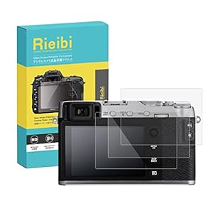 Rieibi 3 Stück Schutzfolie für Fujifilm X-E3 X-F10 Displayschutzfolie, 0,33 mm, Härtegrad 9H, gehärtetes Glas, für Fuji XE3 XF10, Anti-Fingerabdruck, kratzfest, ultraklar