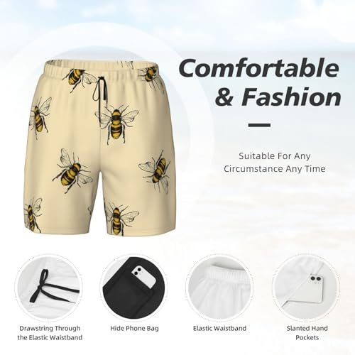 Maillot de bain homme avec doublure de compression short de plage - 4
