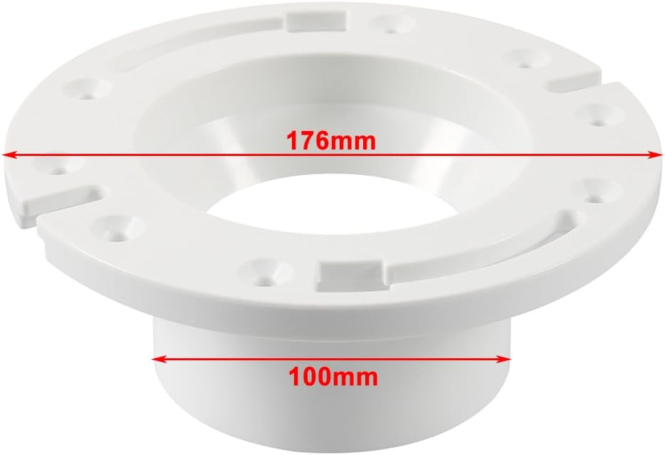 Cnkaka036 1 Set 385311658 RV Toilet Seal and Socket RV Toilet Flange Kit ABS+Rubber 385345892 For RV 300/310/320 series toilets