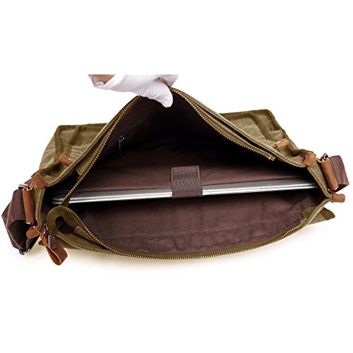 Vintage Military Messenger Bags Men Women Canvas Shoulder Bag Satchel