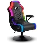 X Rocker PC Computer Gaming Desk Chair, Built-in Audio, College Dorm Essentials for Guys and Girls, Bedroom, Dorm Room Essentials, Foldable, Gifts for Gamers