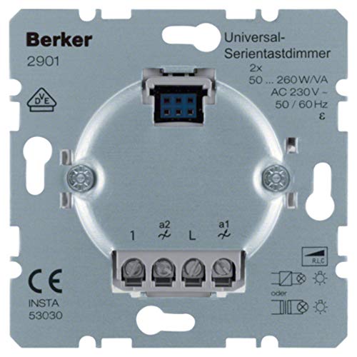 Preisvergleich Produktbild Universal Doppel-Regler Serie Berker (2901) 50-260W