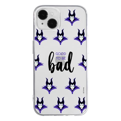 ERT GROUP Mobile Phone case for Apple iPhone 14 Original and Officially Licensed Disney Pattern Maleficent 002 optimally adapted to The Shape of The Mobile Phone, Partially Transparent