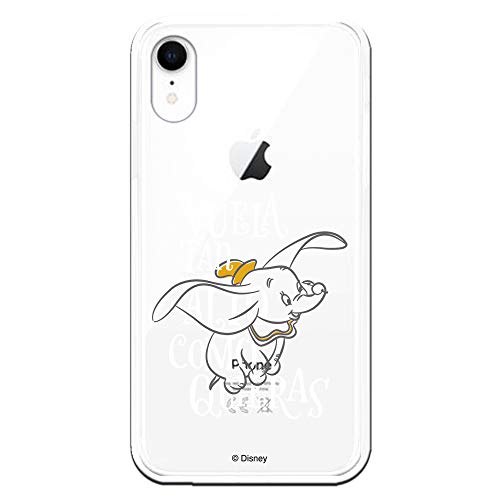 Carcasa Oficial Disney Dumbo, Vuela Tan Alto como Puedas para iPhone XR - La Casa de Las Carcasas