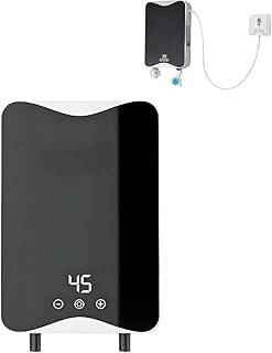 Drumstone 𝟭𝟬 𝗬𝗲𝗮𝗿𝘀 𝗪𝗮𝗿𝗿𝗮𝗻𝘁𝘆 Instant 5500W Tankless Electric Water Heater – Energy Efficient, Fast Heating, Portable Hot Water System for Bathroom, Kitchen, and Multipurpose Use