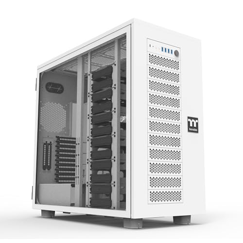 Thermaltake AX700 Snow TG Super Tower; SSI-CEB/SSI-EEB/XL-ATX/E-ATX; 560mm Radiator Support; 360mm-630mm GPU Clearance; Support for up to 18x 3.5 or 2.5"; Supports 2X 5.25; CA-11B-00F6WN-00