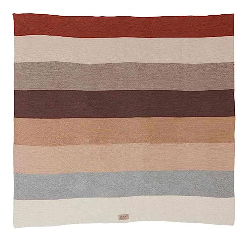 OYOY Living Design Multicolor Iris-Decke aus organischer Baumwolle H100x100cm