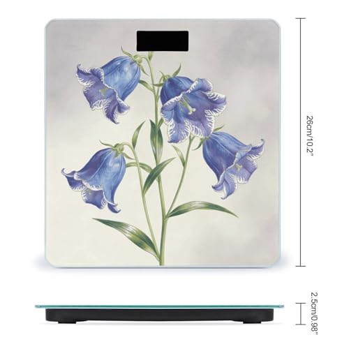 Báscula digital Noble Bellflower para cuerpo hasta 180 kg miniatura 2
