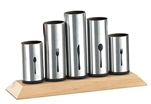 Esmeyer Besteckhalter Pipes Edelstahl Silber