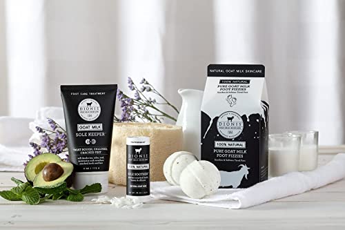 Dionis Goat Milk Skincare 2 In 1 Sole Keeper - Foot Cream For Dry Sensitive Skin, Hydrating & Repairing Foot Cream For Calloused Cracked Skin - Made In The Usa - Cruelty Free & Paraben Free, 4Oz #TOP2