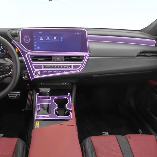 Protection console centrale Lexus ES voyage serein film transparent TPU