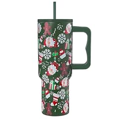 A Dark Green Sleepy Santa