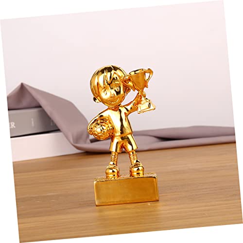 Toddmomy 3 Peças Com Troféu Cerimônias De Premiação Prêmios De Futebol Dourado Artesanato Pequenos E