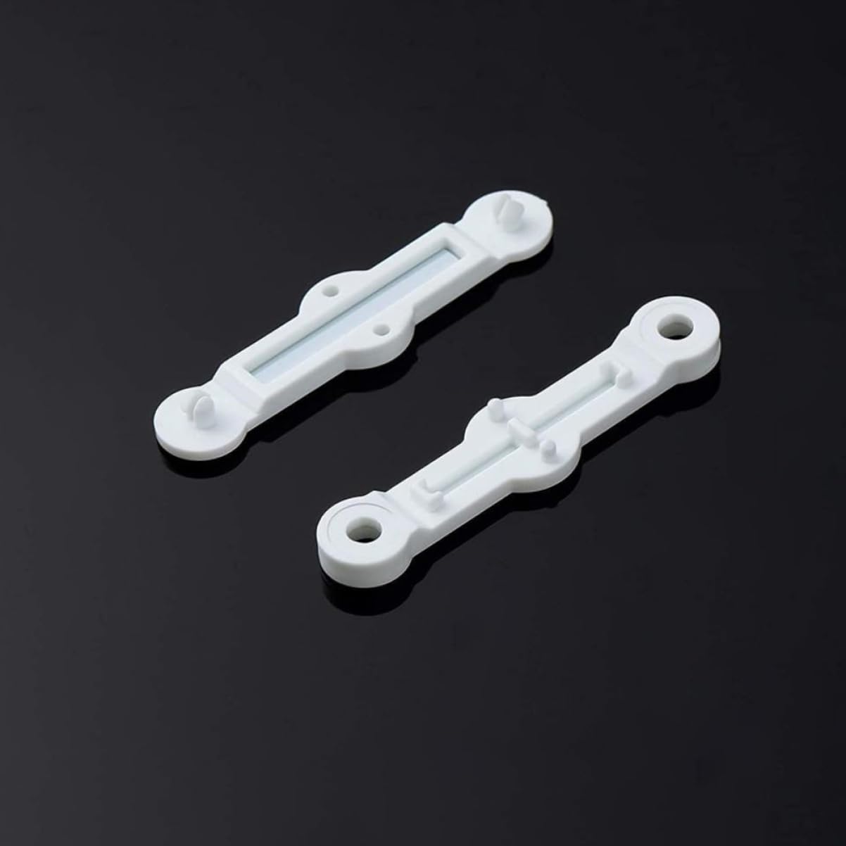 Housoutil 12-Pack Adhesive Window Screen Clips - No Drilling, Transparent Plastic For Screen Repair & Security - View #7