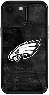 Skinit Cargo Phone Case Compatible with iPhone 13 - Officially Licensed NFL Philadelphia Eagles Black & White Design
