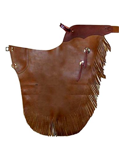 B Bar B Western Chaps Adult Basic Buckle Strap XL Brown 05-05-0049B