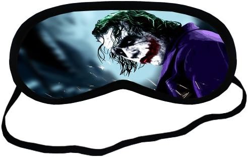 Custom Joker The Dark Knight Rises Sleeping Mask, Comfortable Soft Cotton Shading breathable Sleeping Aids Eye Mask Cover Travel & Work Rest