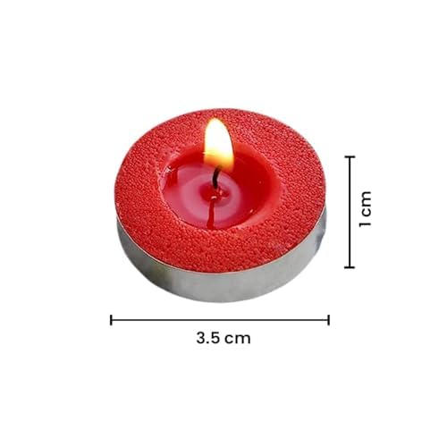 Naturegoon Unscented Premium Wax Tealight Candles(Pack of 100) | odorless | Smokeless | Ideal use for Home Decoration, Diwali, Navratra, Special Occasions & Festivals. (Pack of 100) 3
