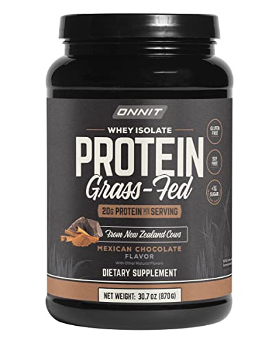 Onnit Grass Fed Whey Isolate Protein - Mexican Chocolate (30 Servings) #TOP11