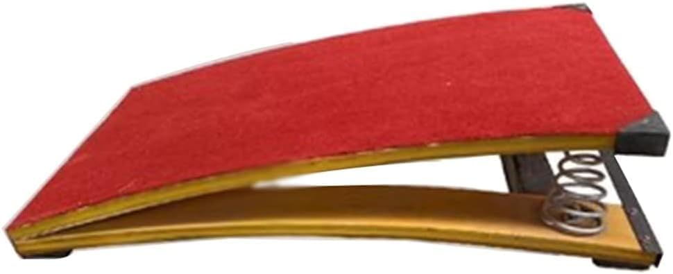 High Jump Spring Board Home Playing Room Wooden Elastic Board Portable Curved Hard Wood Practice Equipment for Home Room Athletics Training Ground Landing practice art project assisted springboard(Gre