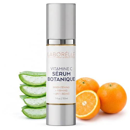 Image of Vitamin C Serum for Face with Vitamin E & Ferulic Acid - Dark Spot Corrector & Brightening Serum with Plant Stem Cell Extract & Hyaluronic Acid, Gentle for Sensitive Skin (1 fl oz)