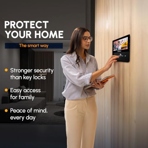 Image of ONETOUCH BIS Certified 7 Inch Analog HD Video Door Phone with Monitor, Wired Video Intercom, SD Card Recording, 2MP Wide Angle Camera, IR Night Vision, IP65 Waterproof Unit