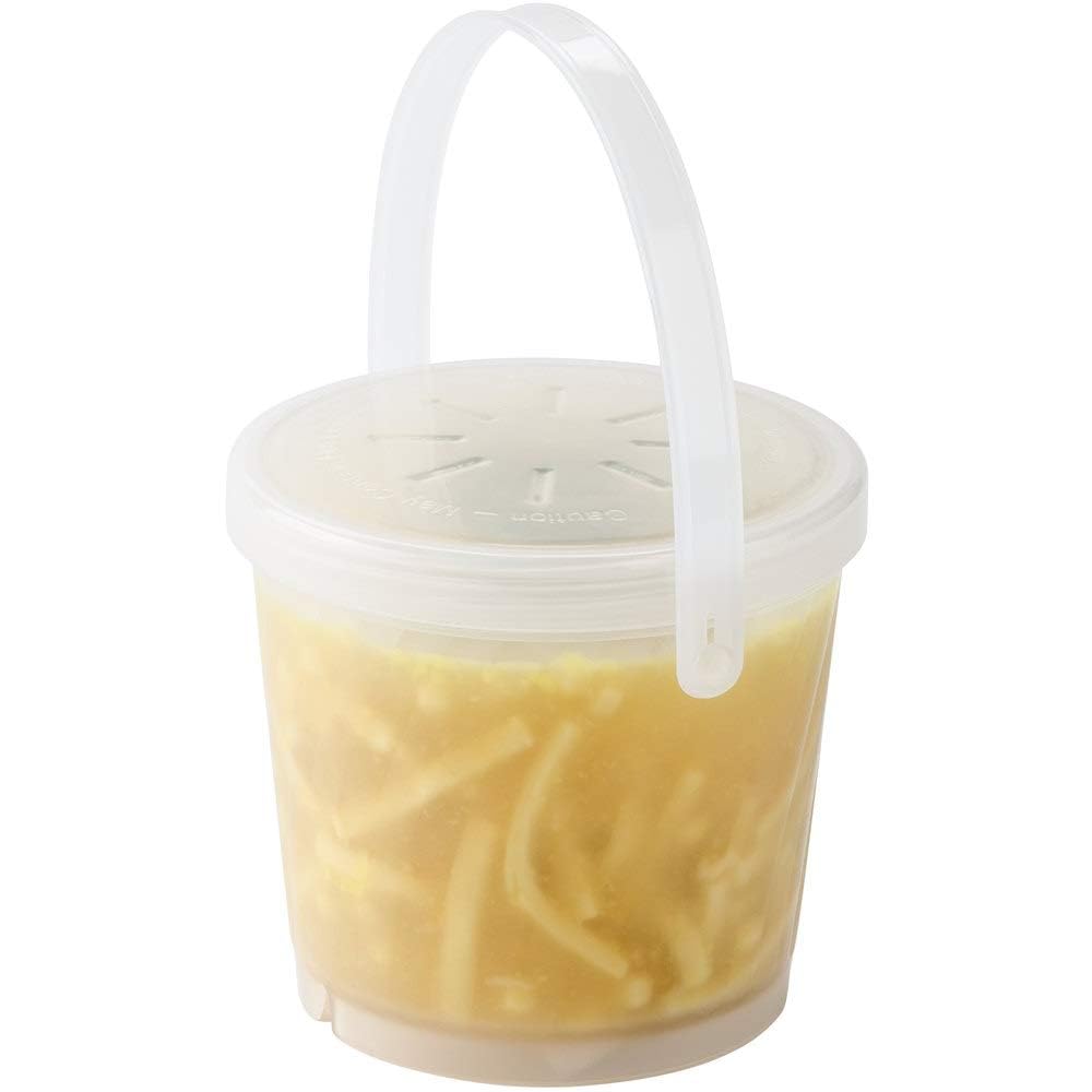 G.E.T. EC-13-1-CL-EC Handled Take-Out Soup Container, 16 Ounce, Clear (Set of 4)