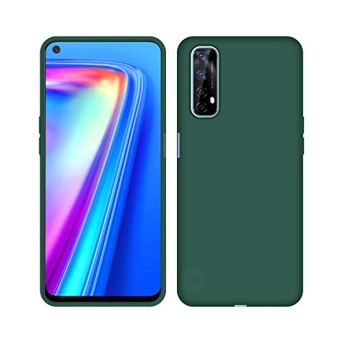 Image of Case Creation Luxurious OG Series for Realme Narzo 20 Pro Case Cover,Anti-Dirty Slim Case Frosted Matte Cute Candy TPU Raised Bezel (Splash of Color) Back Cover for Realme Narzo 20 Pro -Lake Green