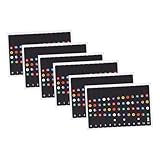 MUELODSIC 6 Pegatinas De Escala De Ukelele Herramienta Para Practicar Aprendizaje Fácil Para Principiantes