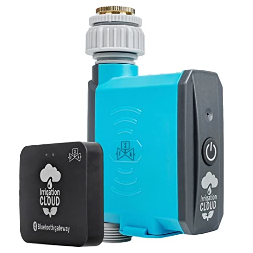 FSA Bewässerungssteuerung mit Wifi Hub & App Steuerung per Alexa & Google Home, Automatische und zeitsparende Bewässerung Blau