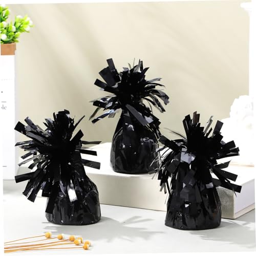 Poids pour ballons design unique lot de 8 lests noirs incassables compacts