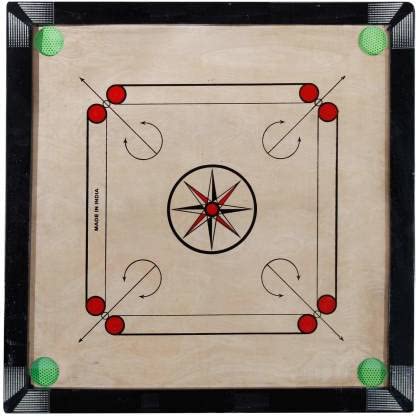 M ART Carrom Board Rough and Smooth Polish Finish Small Size 20 * 20" with PAKKY PLY with Striker, Powder and Coins Free (B09PZ9VV4F) Amazon Price History, Amazon Price Tracker