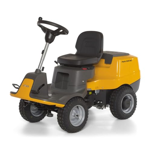STIGA Park 300 RC Front Cut Ride-On Mower with 432 cc Petrol Engine, 95 cm Combi QuickFlip Cutting Deck, Articulated Steering, Hydrostatic Transmission - Image 4