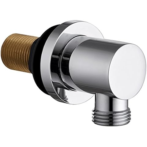 Keenware KSA-003 Shower Wall Outlet Elbow, Chrome Cover