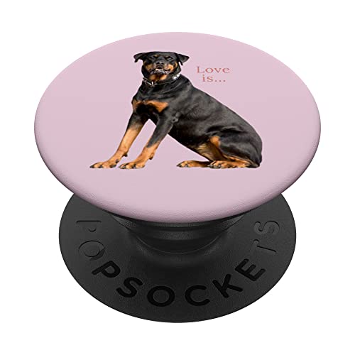Rottweiler - Camiseta Rottie para mamá, perro, papá, amante, cachorro, amante PopSockets PopGrip Intercambiable