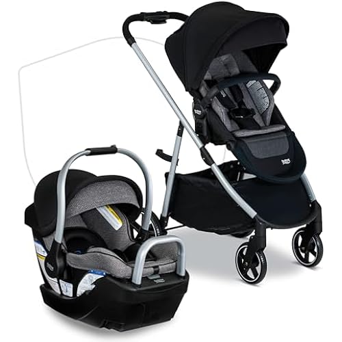 Britax Willow Grove SC Travel System with Alpine Base — Pindot Onyx