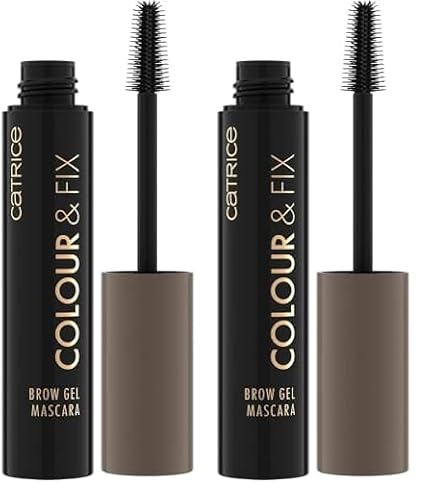 Catrice Cosmetics Colour & Fix Gel Mascara Sopracciglia, lunga durata, definizione, correttore, naturale, 5 ml (Confezione da 2)