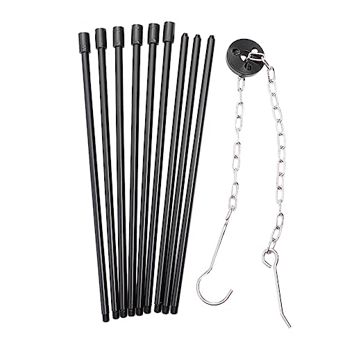 SUPVOX 3-piece Outdoor Cooking Tools Picnic Stand Rainproof Cookware Rack for Easy Soup Cooking Setup