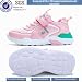 Imagen de Mitudidi Zapatos Deportivos Niños 33 Rosa Zapatillas Gimnasia Niña Running Antideslizantes Ligeras para Escuela y Actividades Deportivas