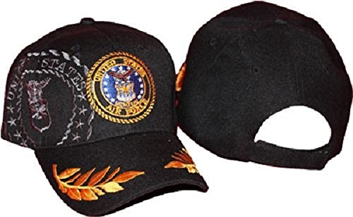 RFCO Air Force Crest Active Duty Feather Feathers Eggs USAF Embroidered Ball Cap Hat