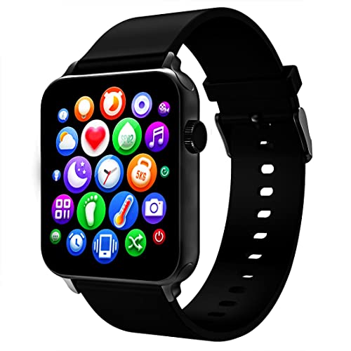 Image of Tokdis MX-1 Pro Bluetooth Calling Smartwatch - 1.69 inch LCD Display, Multiple Watch Faces, Sleep Monitor, Heart & SpO2 Monitoring, Multiple Sports Modes (Jet Black, MX-1 Pro (Grand Edition))