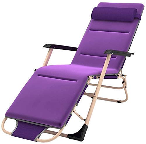 WOTZOV Comfortable Sun Lounger Chair With Cushions For Garden, Patio, And Beach Garden Sun Lounger Chairs With Adjustable Headrest For Garden, Patio, And Office