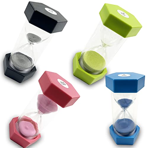 Dream HorseX Sand Timer, Hourglass Timer Set, Color Timers, , Time Management Assistant, 3 Minute, 5, 20, and 30 Minutes