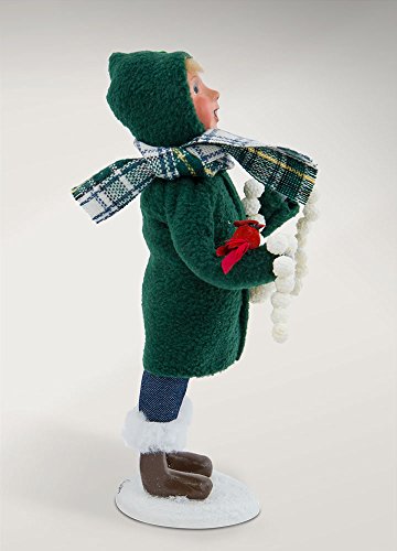 Byers' Choice Family With Cardinals Boy Caroler Figurine #111B From The Specialty Families Collection #TOP2