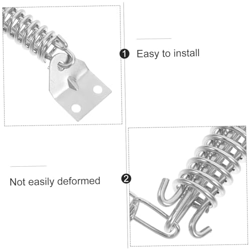 Tope de puerta con cadena antirrobo para evitar intrusiones en viviendas de forma elegante 7