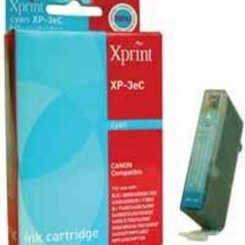 X-PrintCanon Compatible Ink Cartridge XP-3/6eC, BCI-3E / BCI6 (Cyan)