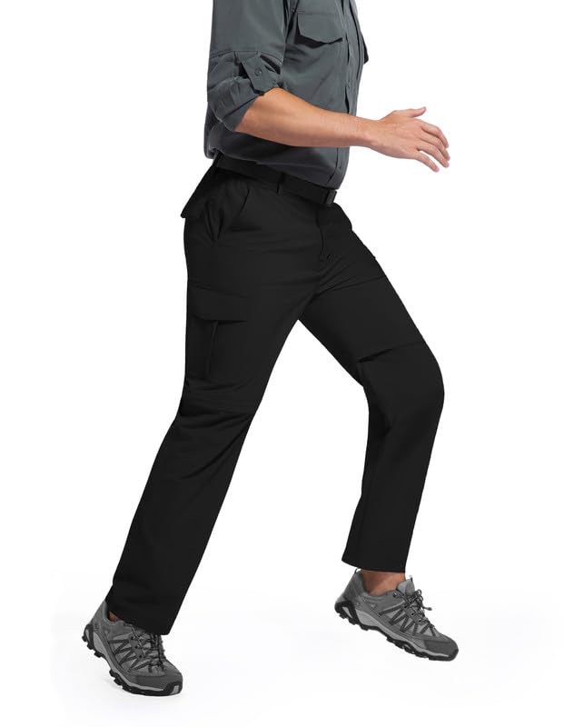 Men's Hiking Pants Convertible Zip Off 2 in 1 Quick Dry Lightweight Water Resistant for Outdoor Fishing Travel Camping - image 6